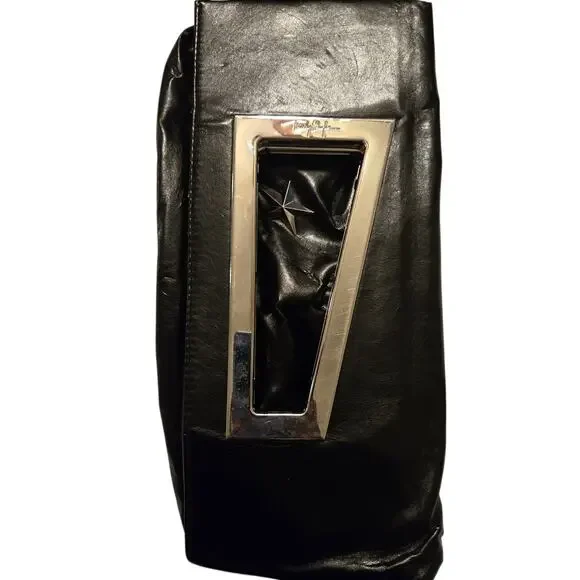 not for sale-Thierry MuglerVintage Leather Fold Over Clutch--Not for sale - Picture 2 of 8